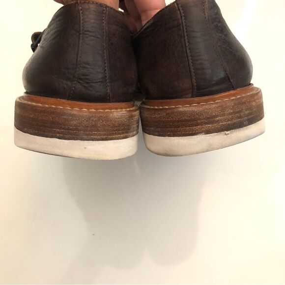 Rolando Sturlini Double Monk Strap leather shoes Mens 43 made Italy - Picture 4 of 16